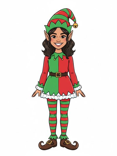 Gabriela's Elf Magic ✨ - Classic Coloring Book