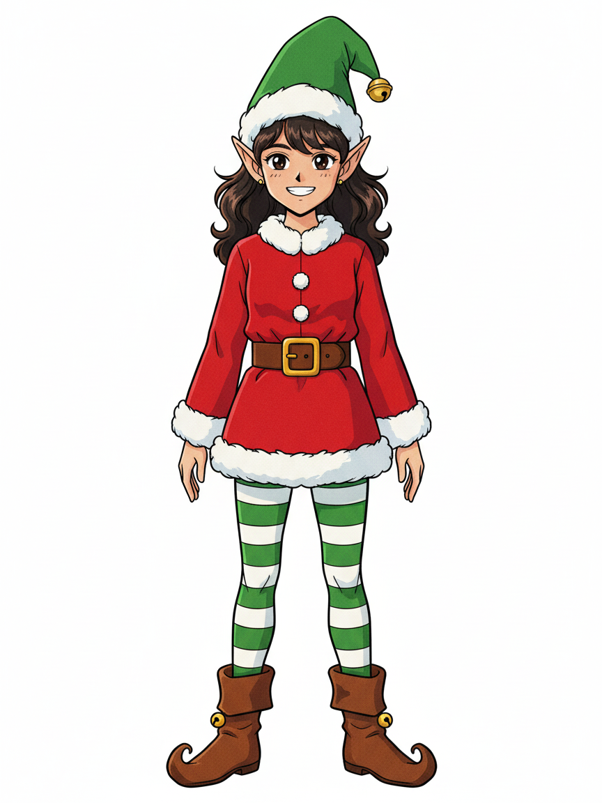 Gabriela the Festive Elf - Classic Anime