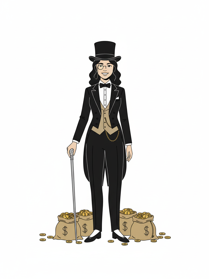 Gabriela the Glamour Millionaire - Minimalist