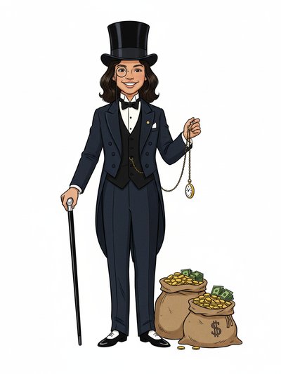 Gabriela's Millionaire Magic 💰 - Vintage Storybook