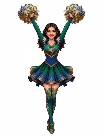 Cheerleader Vibes with Gabriela 🎉 - Fairy Tale Classic