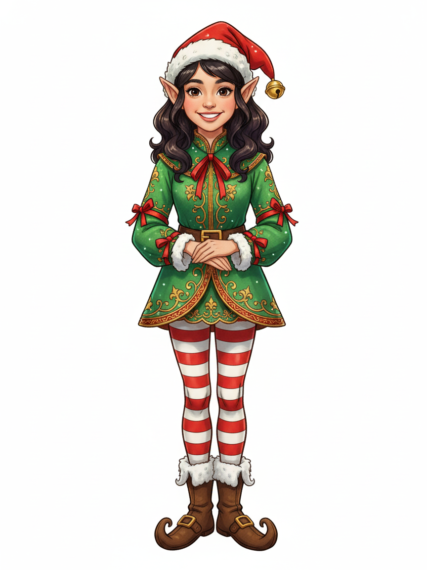 Gabriela the Festive Elf - Fairy Tale Classic