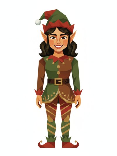 Gabriela's Elf Magic ✨ - Cubist Painting