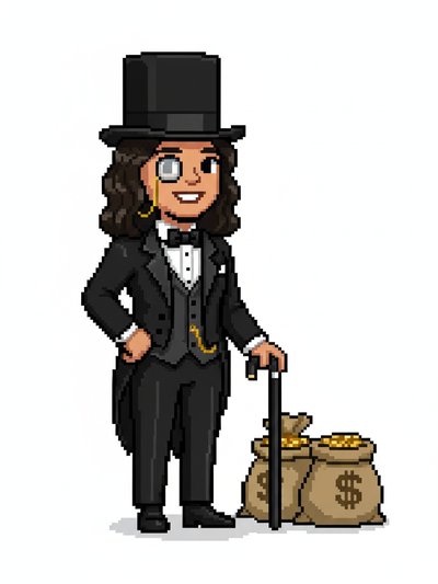 Gabriela's Millionaire Magic 💰 - Pixel Art