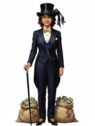 Gabriela's Millionaire Magic 💰 - Impressionist Painting