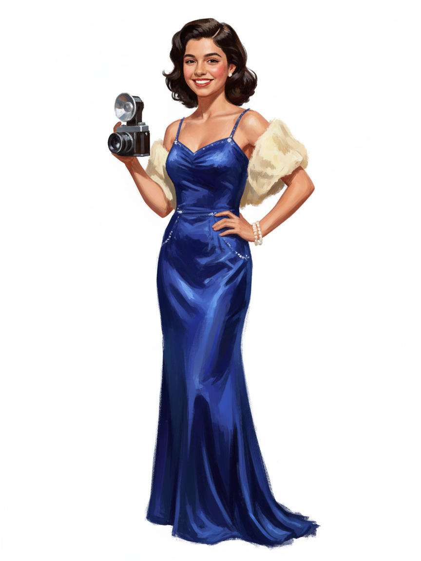 Starlet Gabriela - Impressionist Painting