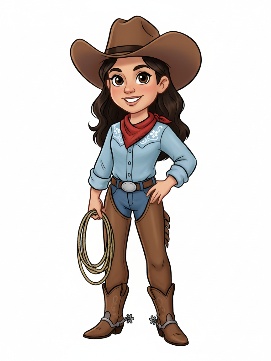 Cowgirl Gabriela - Golden Age Animation