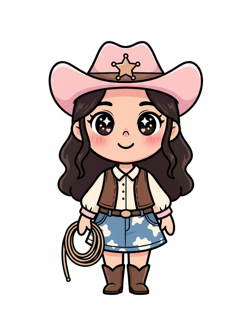 Cowgirl Gabriela - Kawaii Cute