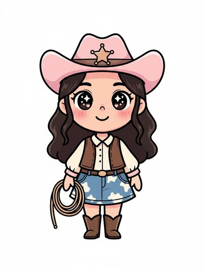 Gabriela's Cowgirl Chronicles 🤠 - Kawaii Cute