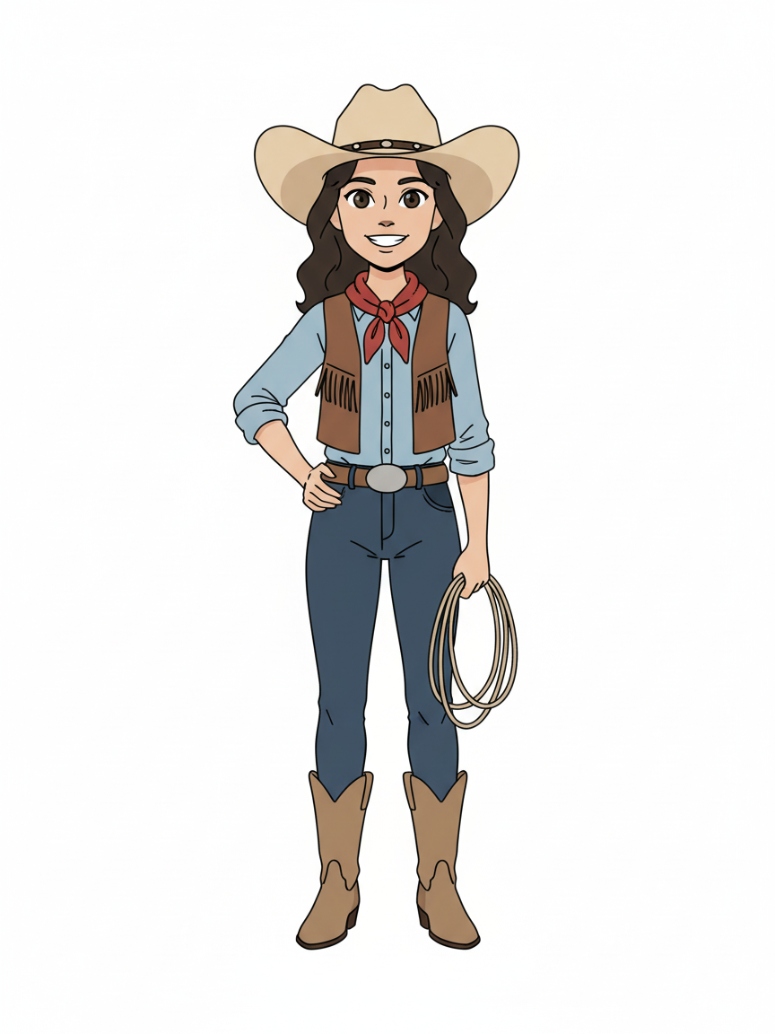 Cowgirl Gabriela - Minimalist