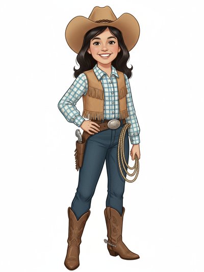 Gabriela's Cowgirl Chronicles 🤠 - Vintage Storybook