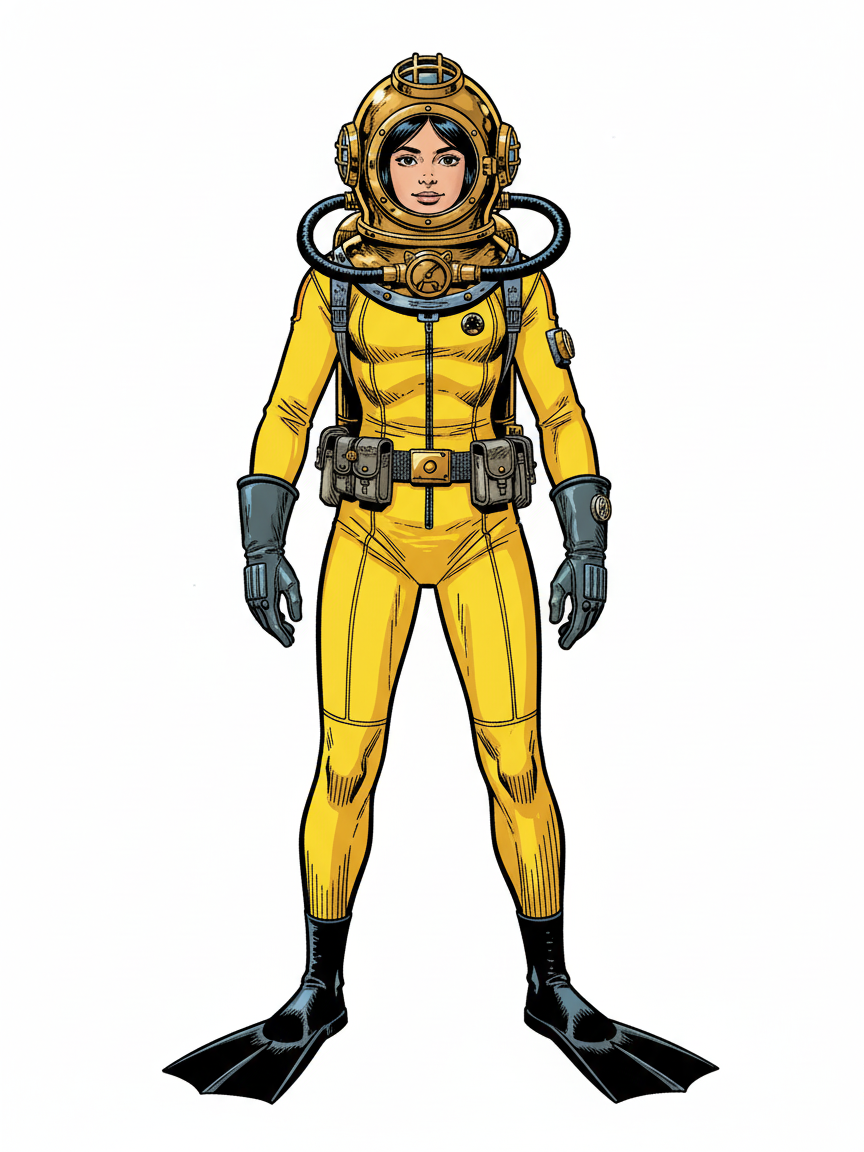 Diver Gabriela - Comic Book