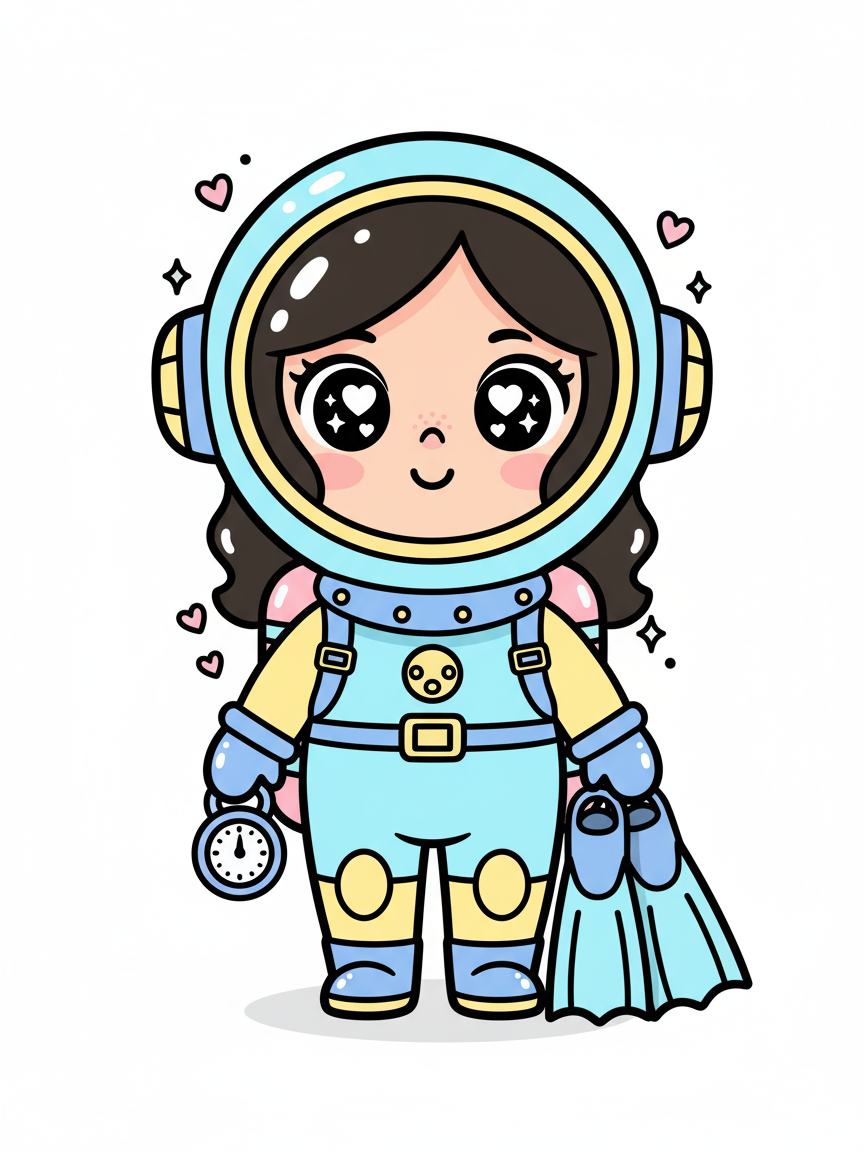 Diver Gabriela - Kawaii Cute