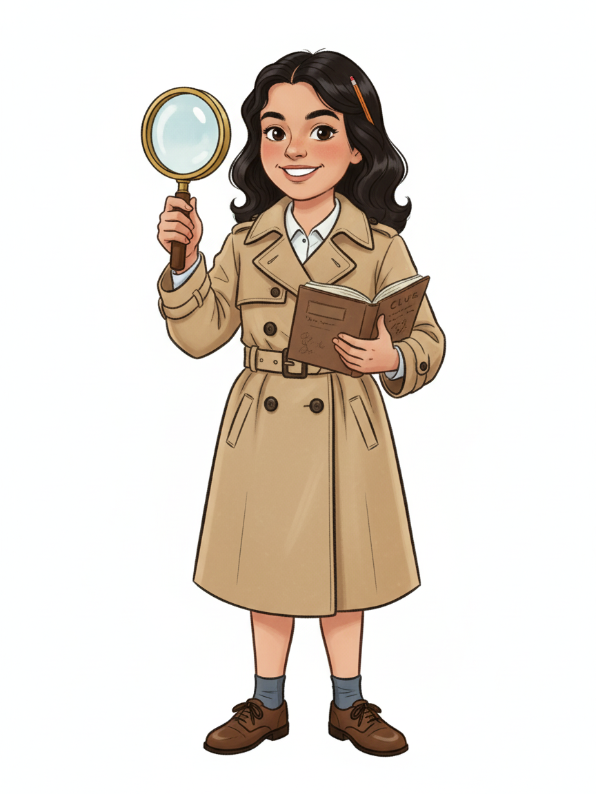 Detective Gabriela - Vintage Storybook