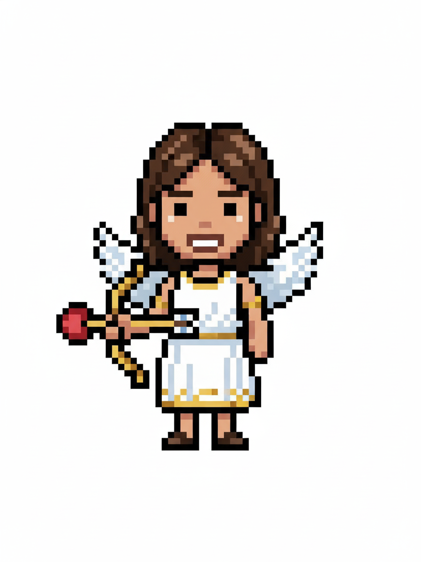 Gabriela the Cupid - Pixel Art