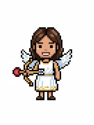 Gabriela's Cupid Adventure 💘 - Pixel Art