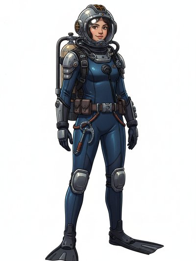 Gabriela's Underwater Adventure 🌊 - Webtoon Anime