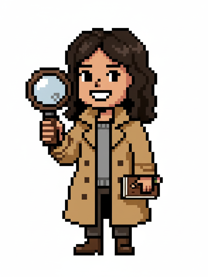 Detective Gabriela - Pixel Art