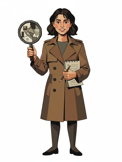 My Detective Dreams 🕵️‍♀️ - Cubist Painting