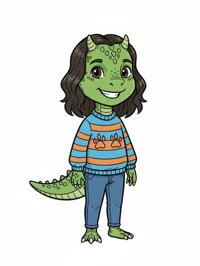 Gabriela's Dino Adventure 🦖 - Classic Coloring Book