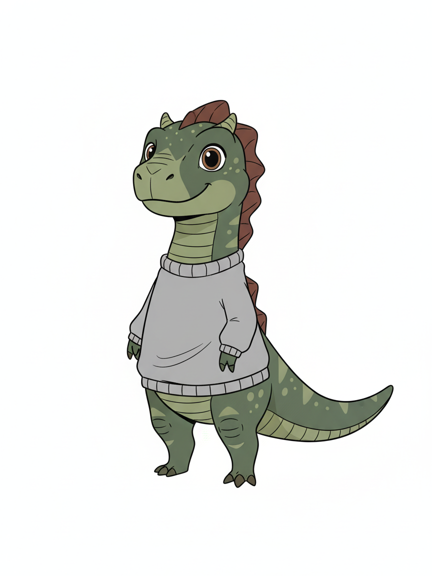 Gabriela the Dino - Minimalist