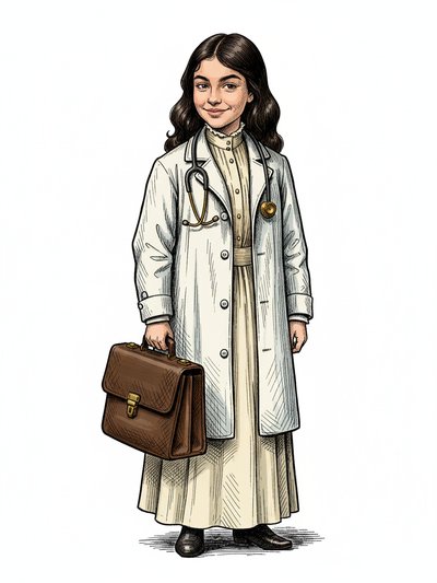 Gabriela's Medical Makeover 💉 - Victorian Illustration