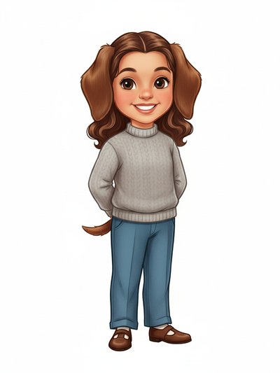 Gabriela's Pawsome Adventure 🐾 - Vintage Storybook