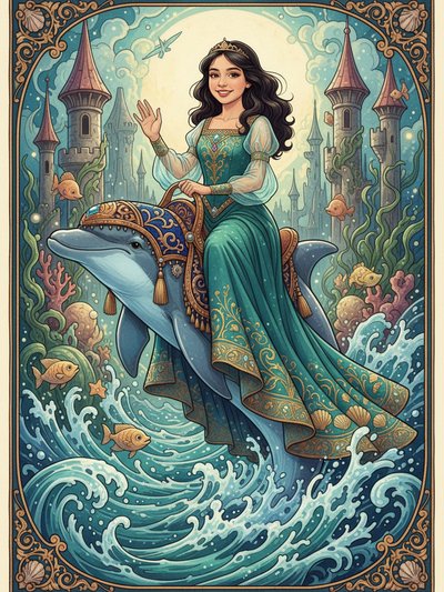 Gabriela's Dolphin Dreams 🌊 - Fairy Tale Classic