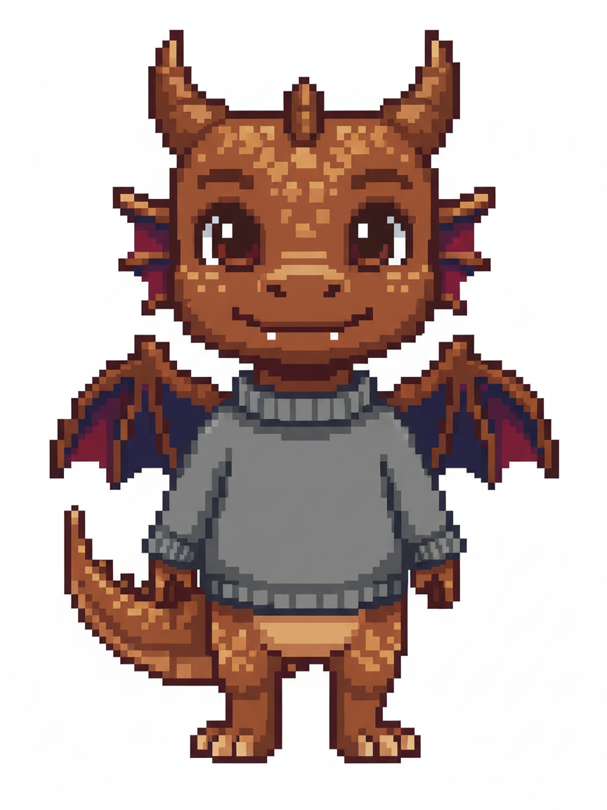 Dragón Gabriela - Pixel Art