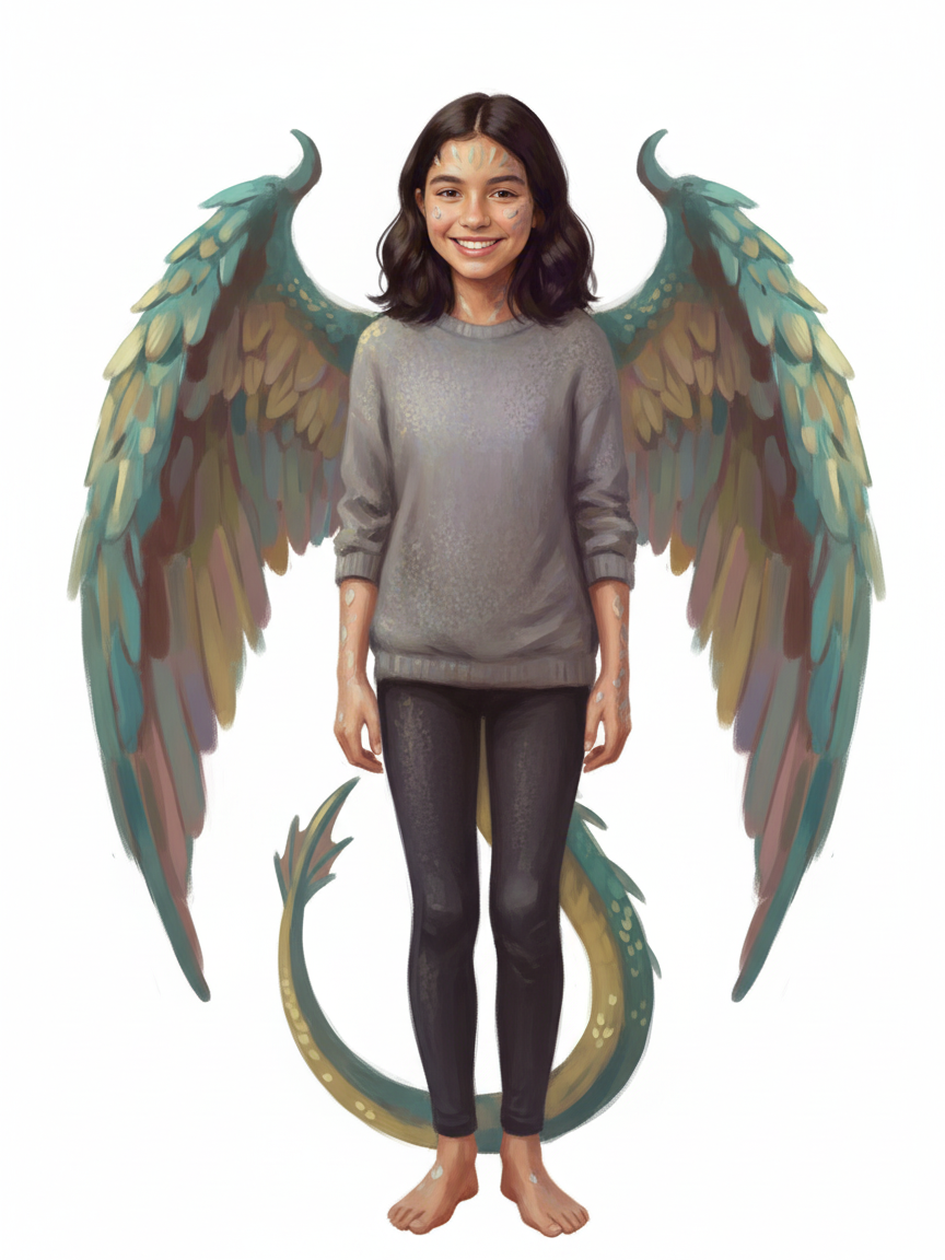 Dragón Gabriela - Impressionist Painting