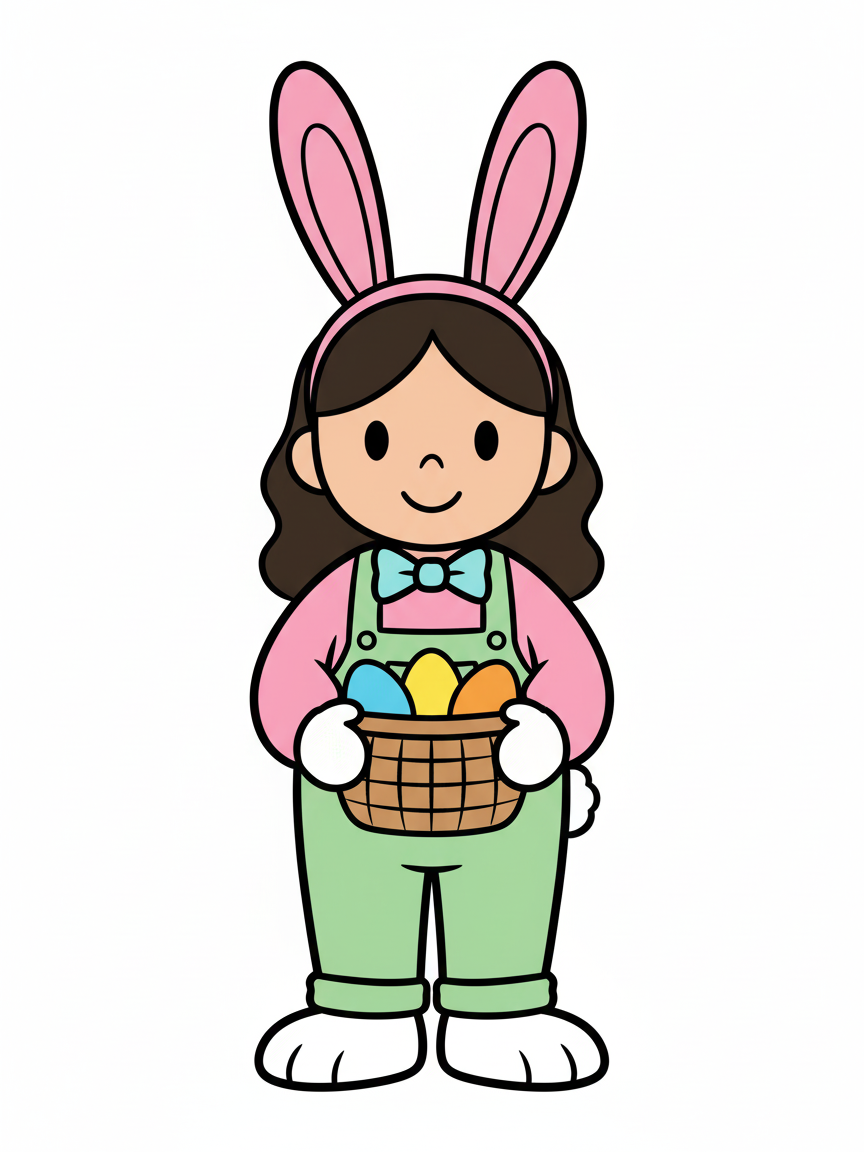 Gabbie the Bunny - Preschool Simple