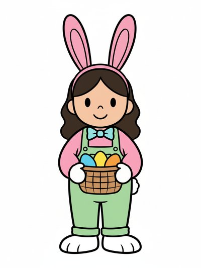 Gabriela's Easter Bunny Vibes 🐰 - Preschool Simple