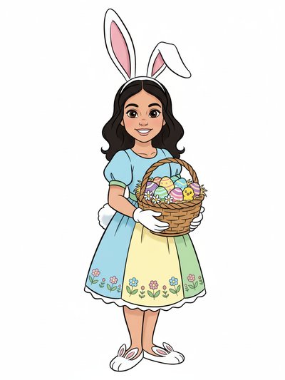 Gabriela's Easter Bunny Vibes 🐰 - Golden Age Animation