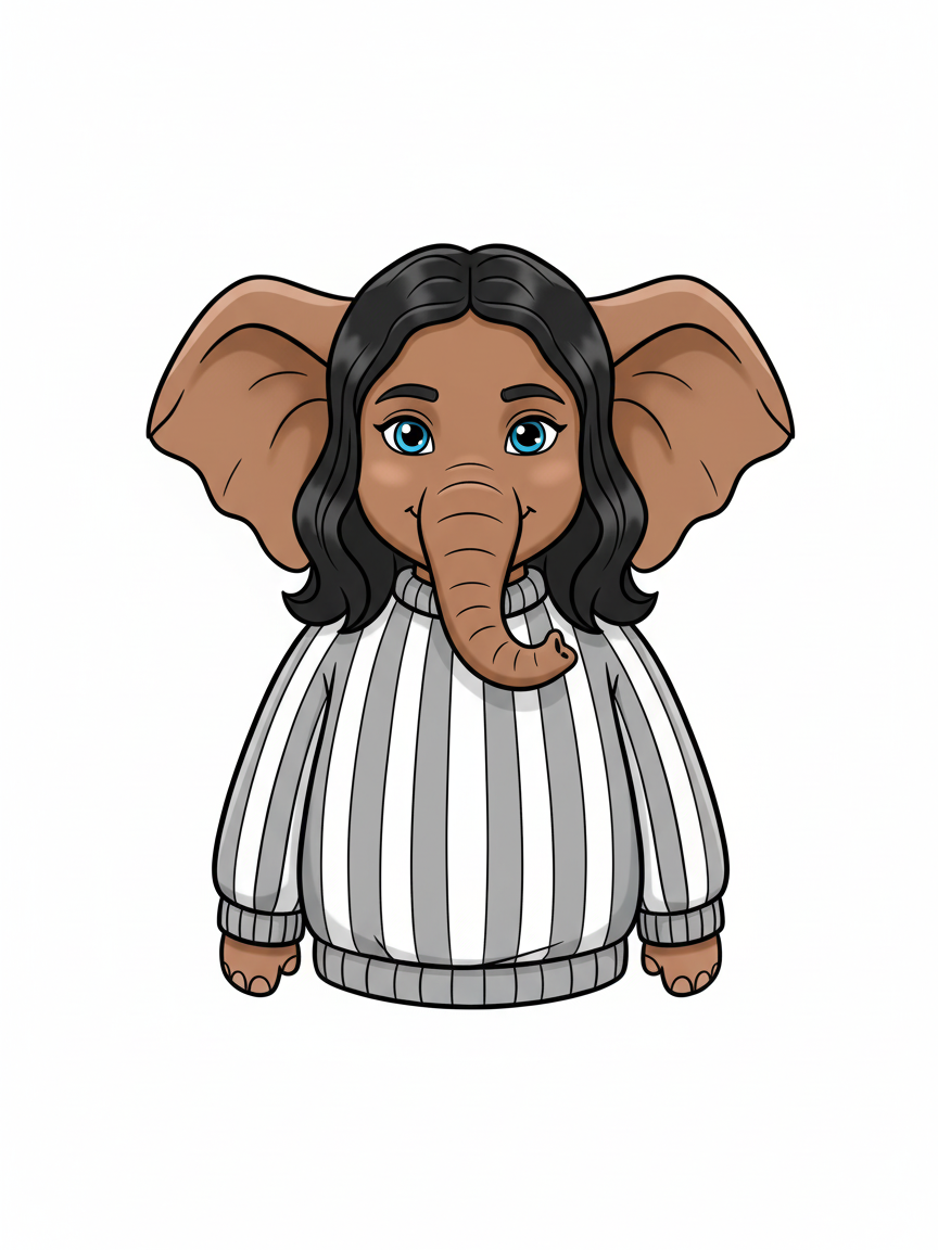 Gabi the Elephant - Classic Coloring Book