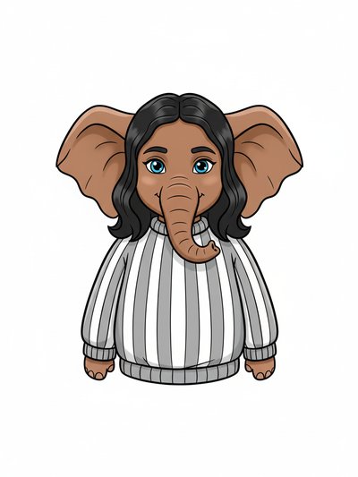 Gabriela's Elephant Adventure 🐘 - Classic Coloring Book