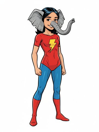 Gabriela's Elephant Adventure 🐘 - Comic Book