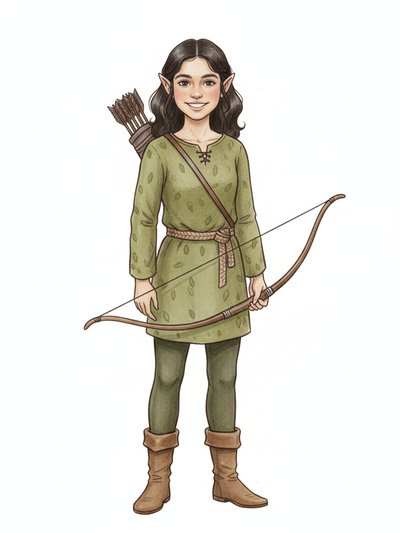 Gabriela's Elven Adventure 🌿 - Gentle Pencil
