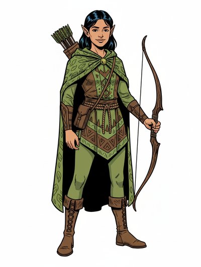 Gabriela's Elven Adventure 🌿 - Comic Book