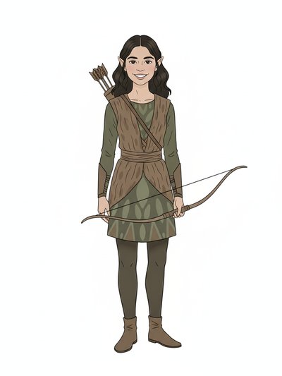 Gabriela's Elven Adventure 🌿 - Minimalist