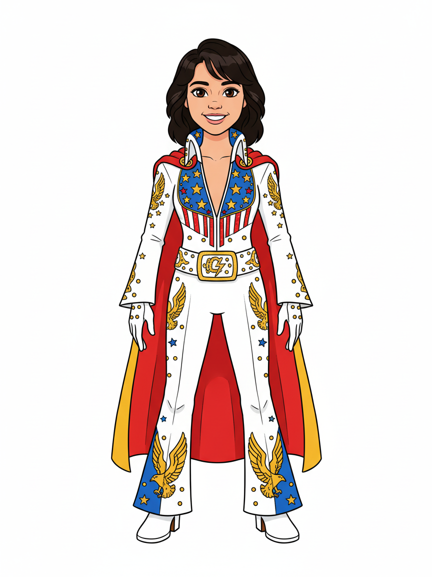 Gabriela the Rock Star King - Classic Coloring Book
