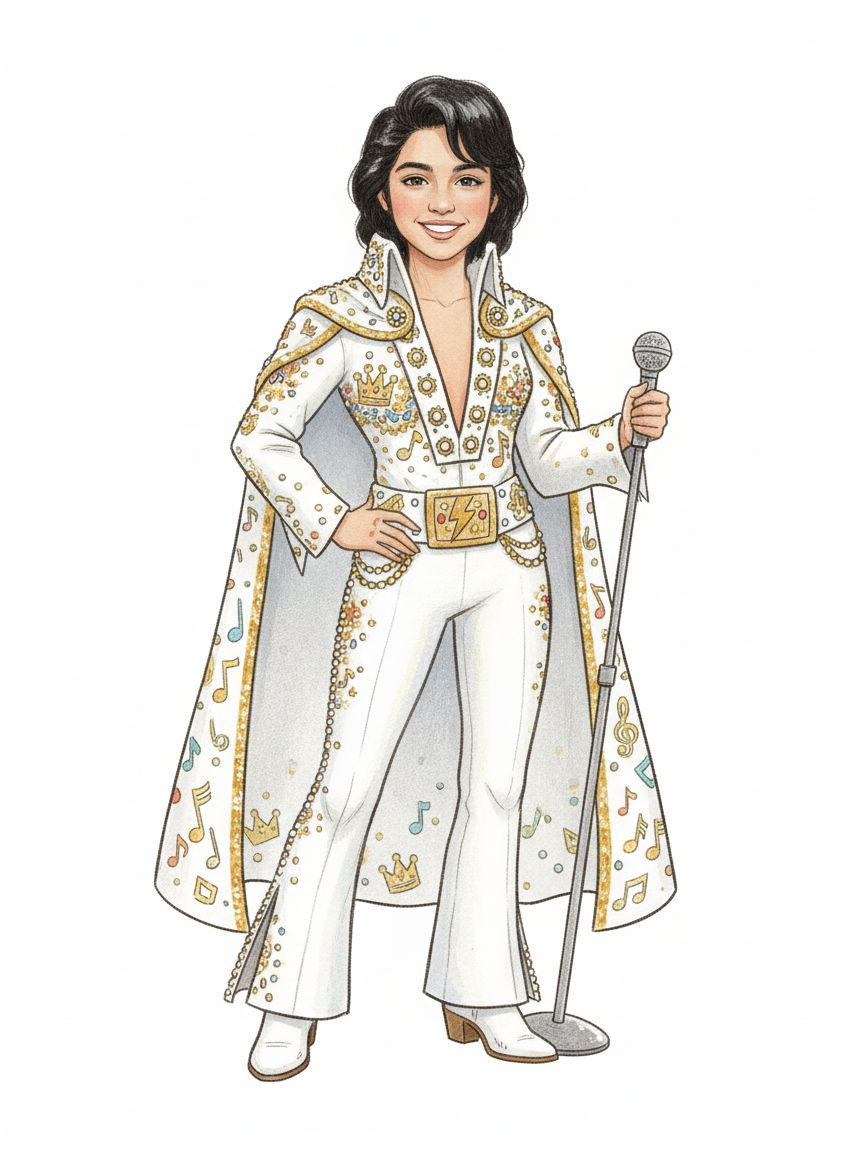 Gabriela the Rock Star King - Gentle Pencil