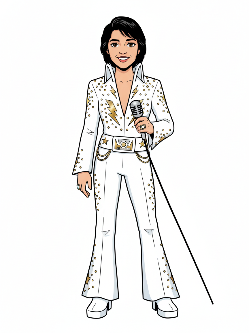 Gabriela the Rock Star King - Minimalist