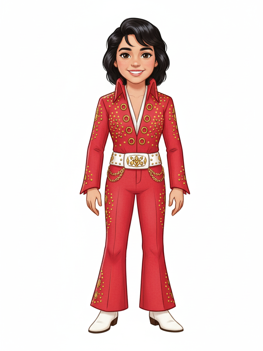 Gabriela the Rock Star King - Vintage Storybook