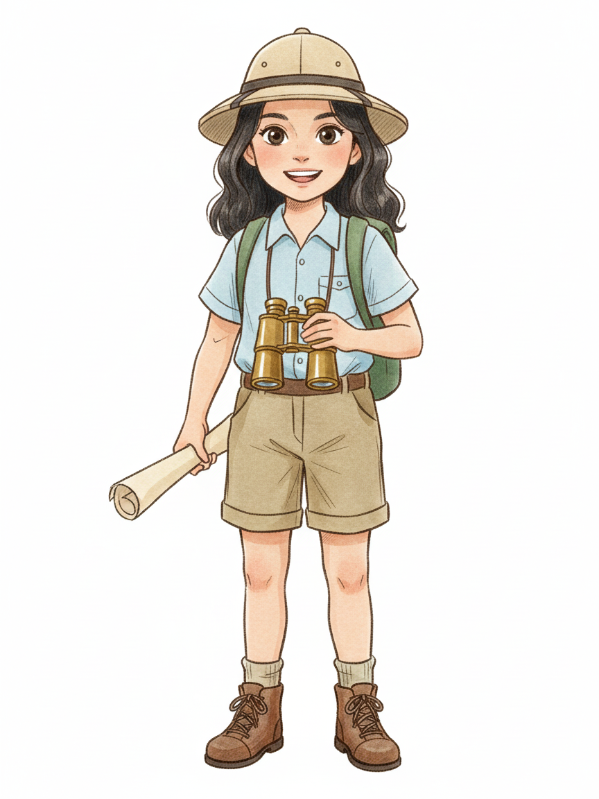 Gabriela the Explorer - Gentle Pencil