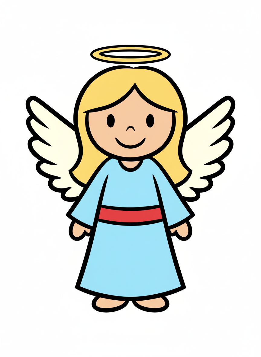 Angelic Mary - Preschool Simple