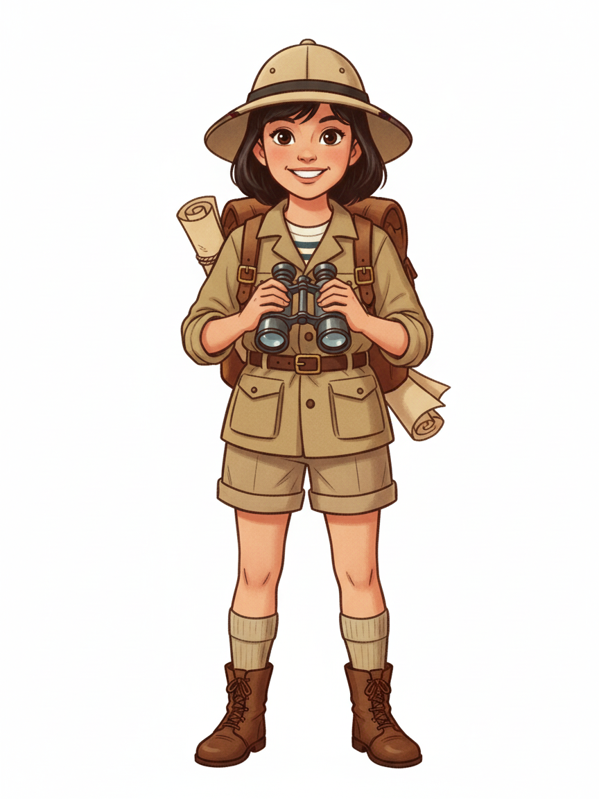 Gabriela the Explorer - Vintage Storybook