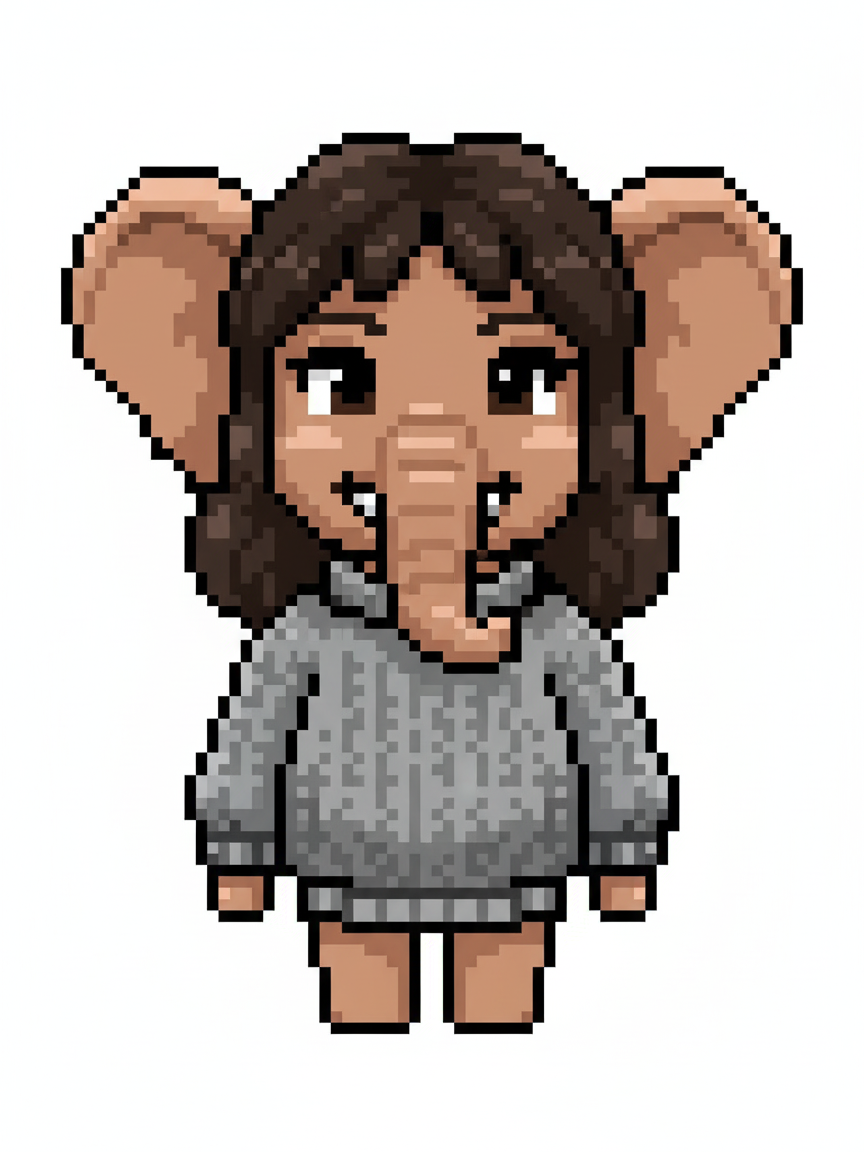Gabi the Elephant - Pixel Art