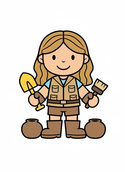 Mary's Archaeologist Adventure 🌍 - Preschool Simple
