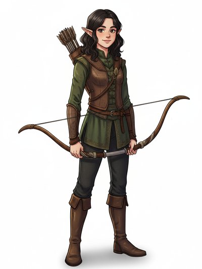 Gabriela's Elven Adventure 🌿 - Webtoon Anime