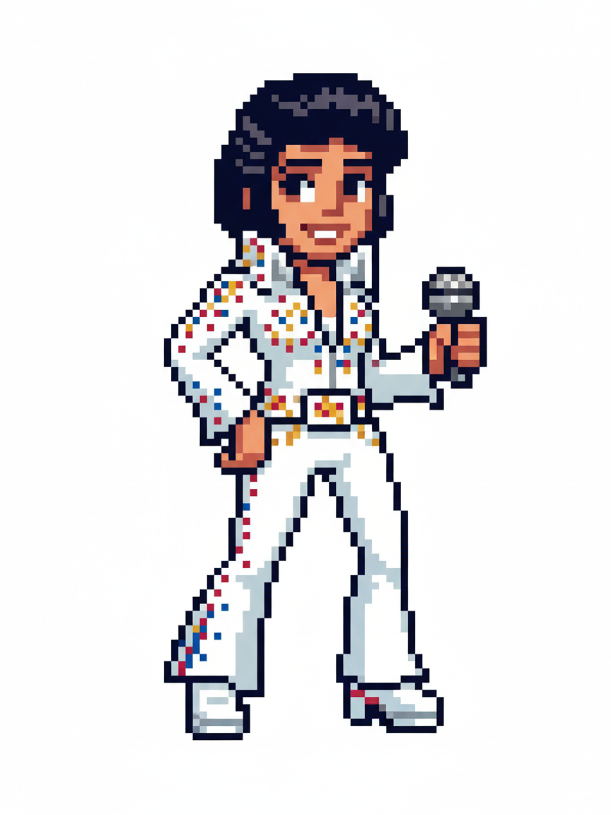 Gabriela the Rock Star King - Pixel Art